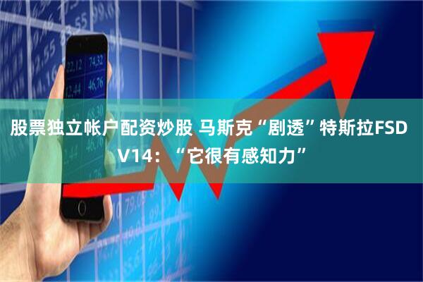股票独立帐户配资炒股 马斯克“剧透”特斯拉FSD V14：“它很有感知力”