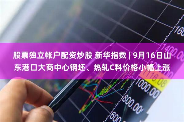 股票独立帐户配资炒股 新华指数 | 9月16日山东港口大商中心钢坯、热轧C料价格小幅上涨